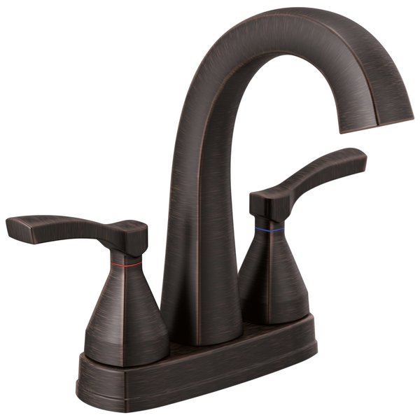 Delta Stryke Two Handle Centerset Bathroom Faucet 25775-RBMPU-DST